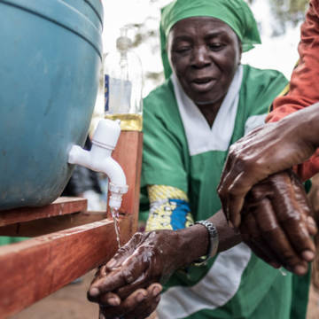 Handwashing during the 2019 Ebola outbreak